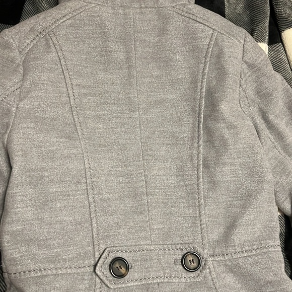 H&M Jacket Coat Women size 4 ladies warm winter pocket Double-Breasted Pea coat - Picture 16 of 17